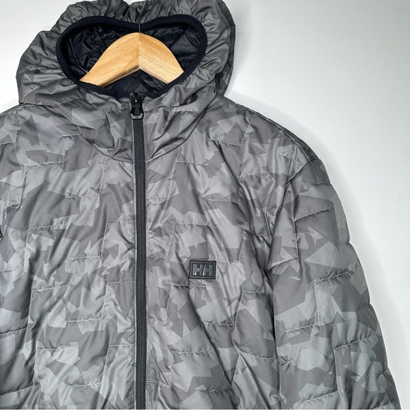 Helly Hansen Men's LIFALOFT™ Hooded Insulator Jacket in Charcoal Camo Size Small - Picture 5 of 15